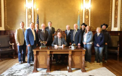 Governor Rhoden signed HB 1058 into law. This legislation provides support for live horse racing in South Dakota.